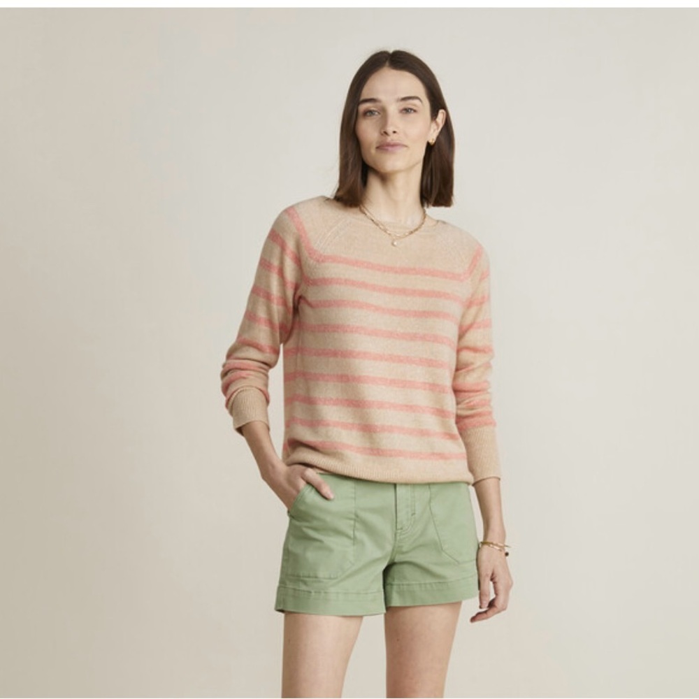 Vineyard Vines Linen Cashmere Striped Boatneck Sweater